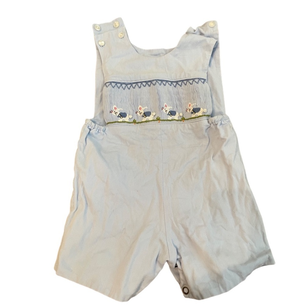 Boys reversible sailboat and rabbit onesie